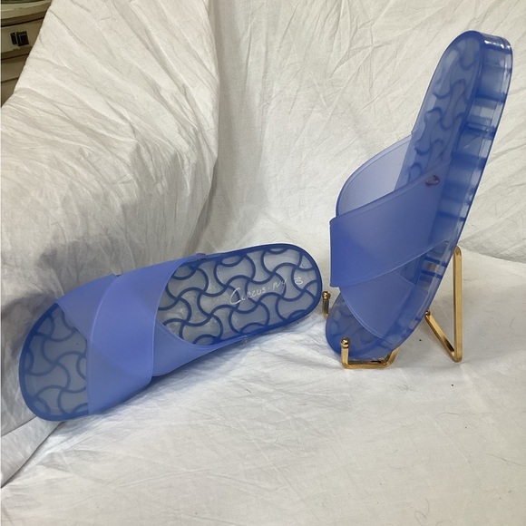 Circus by Sam Edelman Translucent Blue Slide Sandals, NWOT, Women’s Size 10 - Picture 2 of 9